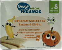 Knusper Schnitte Banane & Kürbis