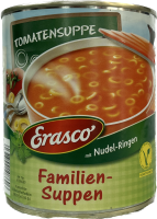 Tomatensuppe mit Nudel-Ringen