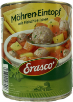 Möhren Eintopf mit Fleischbällchen